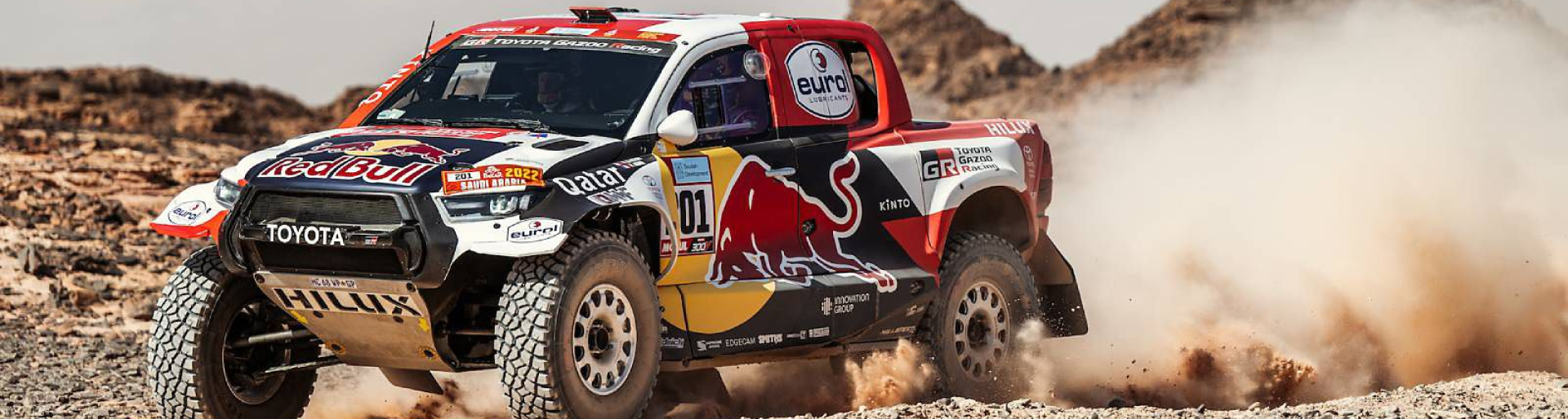 Изображение на странице НАССЕР АЛЬ-АТТИЯ ЗА РУЛЕМ TOYOTA HILUX СТАЛ ПОБЕДИТЕЛЕМ РАЛЛИ-РЕЙДА «ДАКАР-2022» Тойота Центр Калуга